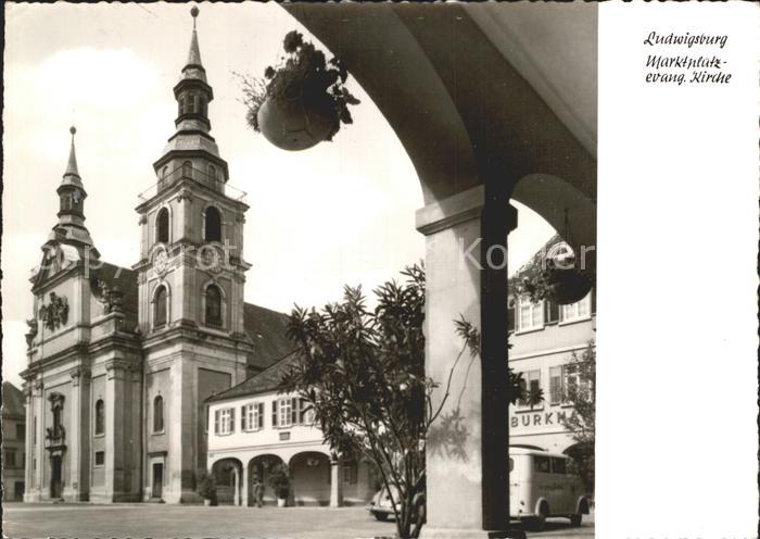 Ludwigsburg Marktplatz Evangelische Kirche