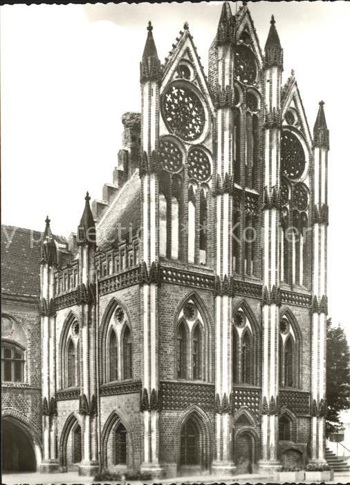 Tangermuende Rathaus Schaugiebel 15. Jhdt.