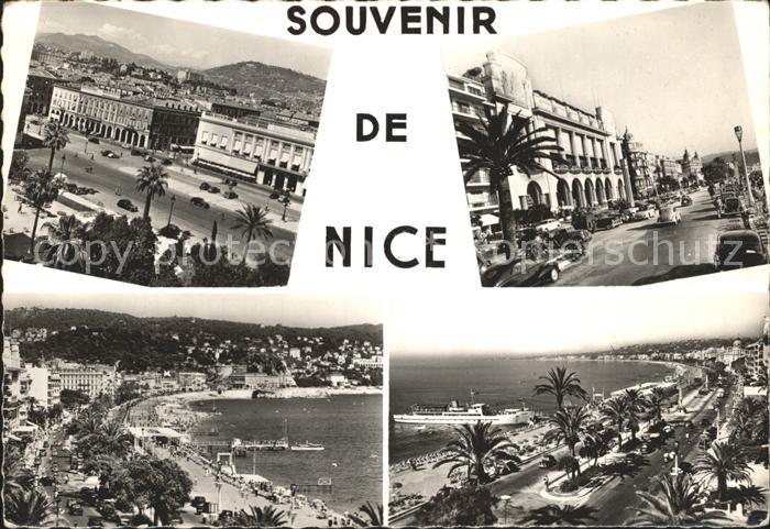 Nice Alpes Maritimes Vue generale Boulevard Plage Cote d Azur