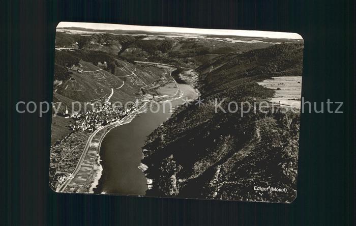 Ediger Mosel Mosel Fliegeraufnahme