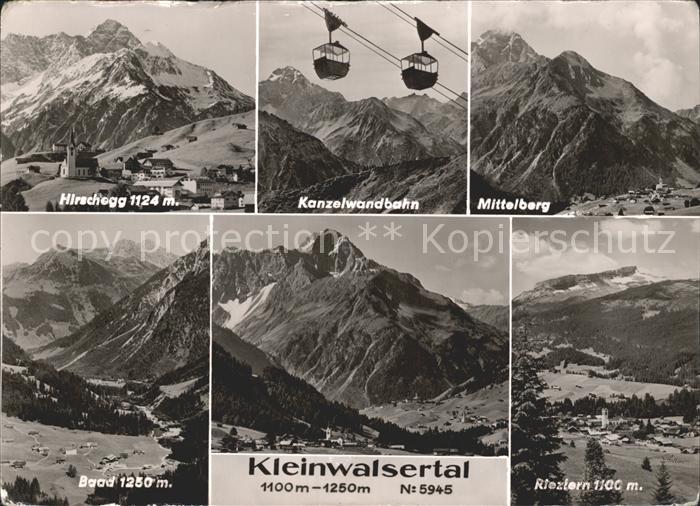 Kleinwalsertal Hirschegg Kanzelwandbahn Mittelberg Riezlern Baad Alpenpanorama
