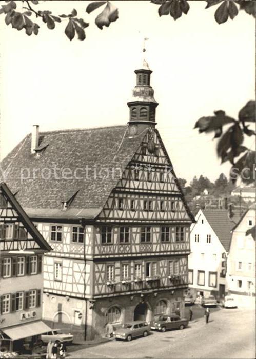 Backnang Rathaus Fachwerkhaus