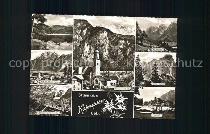 Kiefersfelden Hechtsee Kaisertal Antoniuskapelle Wilder Kaiser Kufstein Edelweis