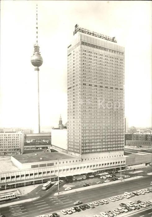 BERLIN  CITY Interhotel Stadt Berlin Hochhaus Fernsehturm