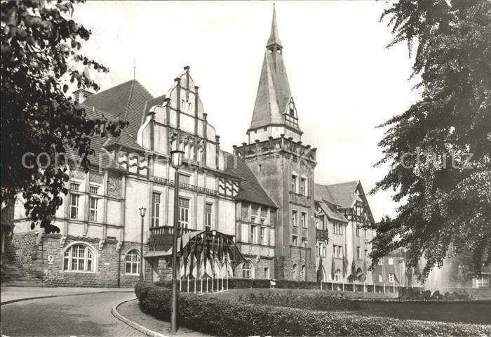 Bernburg Saale Kreiskulturhaus und Kurhaus