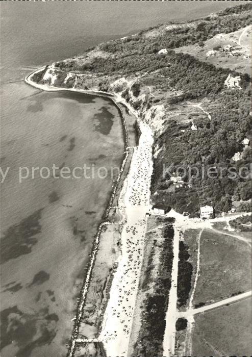 Kloster Hiddensee Steilkueste Badestrand Fliegeraufnahme
