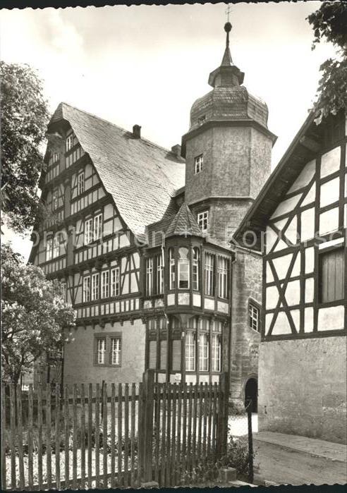 Gorsleben Artern Schieferhof 17. Jhdt. Denkmal historischer Fachwerkbaukunst