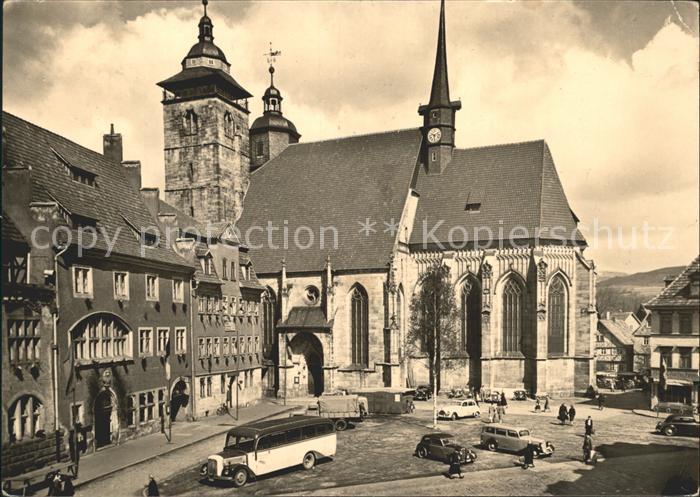 Schmalkalden Thueringen Altmarkt Kirche
