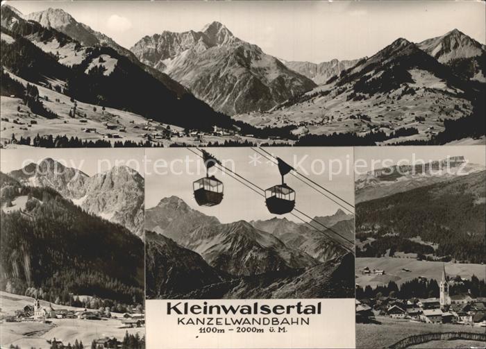 Riezlern Kleinwalsertal Vorarlberg Kanzelwandbahn Bergbahn Alpenpanorama