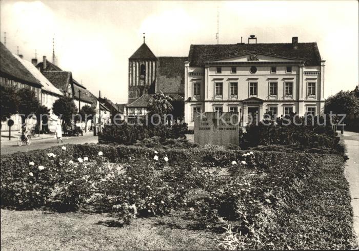 Wusterhausen Dosse Mahnmal Rathaus Dom