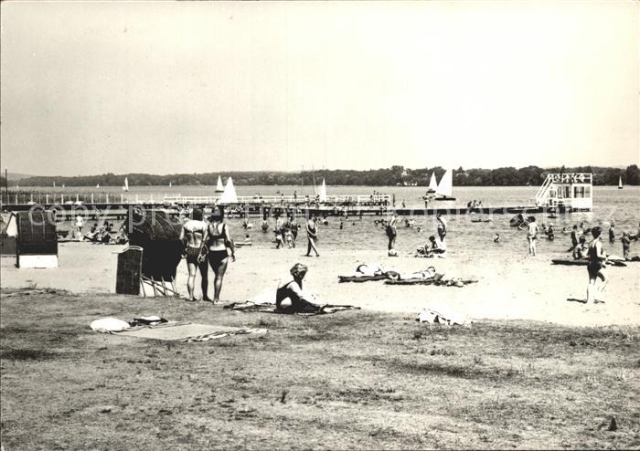 Pieskow Bad Saarow Neptun Bad Strand Scharmuetzelsee