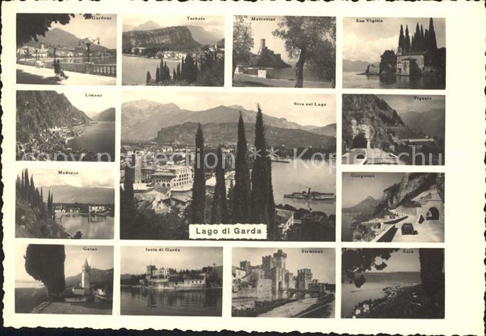 Lago di Garda und umliegende Staedte