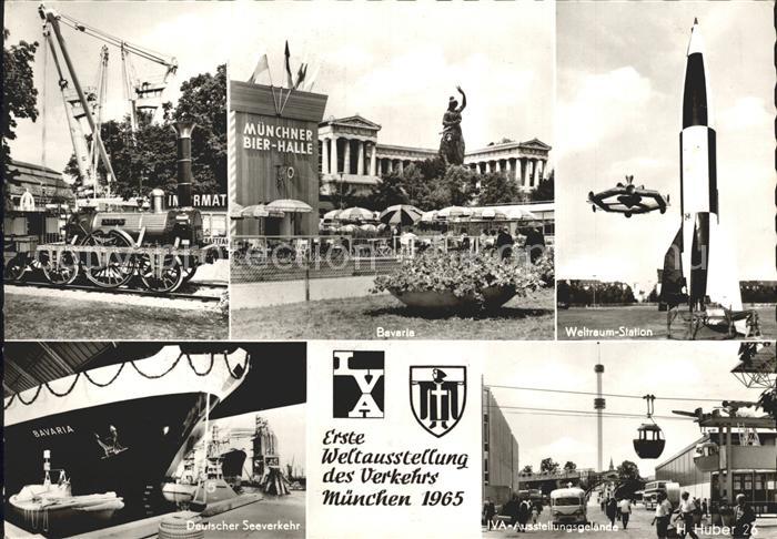 Muenchen Bayern Erste Weltausstellung des Verkehrs 1965