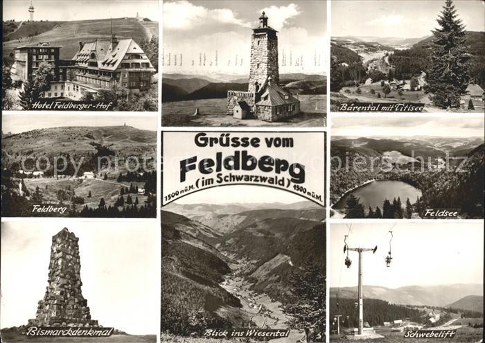 Feldberg Schwarzwald Hotel Feldberger Hof Bismarckdenkmal Turm Wiesental Feldsee
