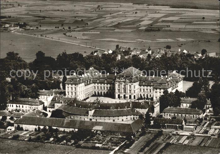 Pommersfelden Schloss Weissenstein 18. Jhdt. Fliegeraufnahme