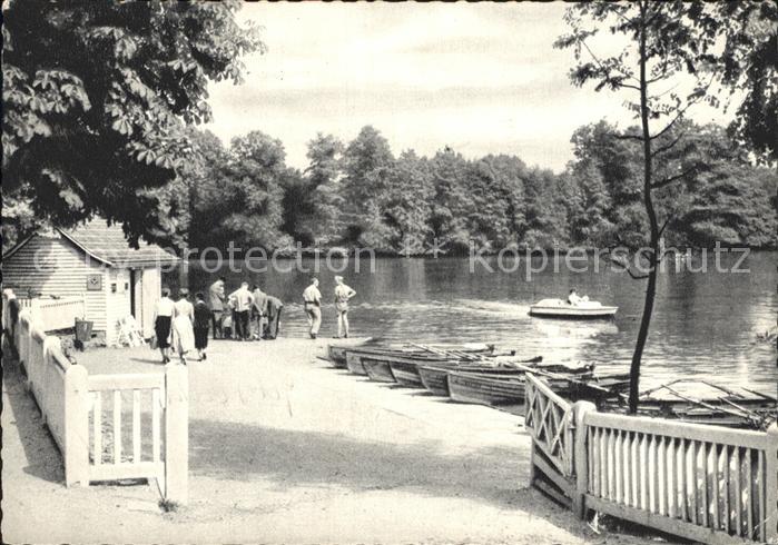 Bad Nauheim Grosser Teich Bootssteg