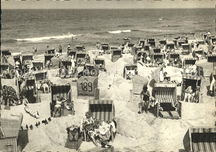Westerland Sylt Strand Nordseeheilbad Kupfertiefdruck