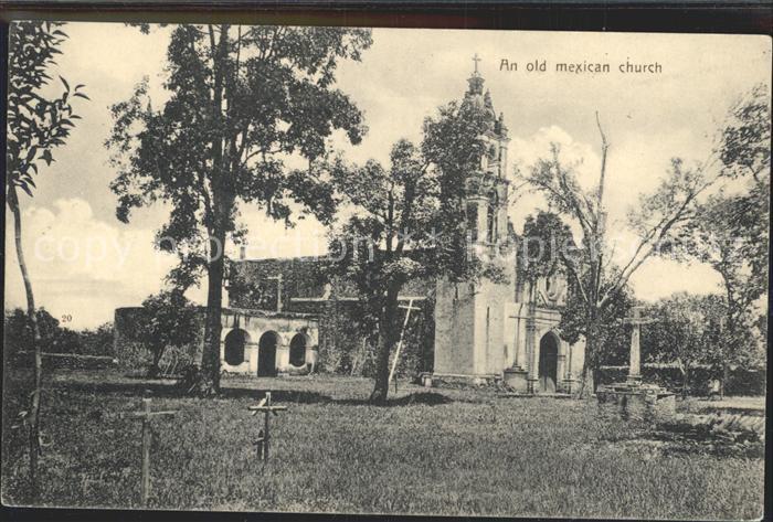 Mexico An old mexican church Iglesia