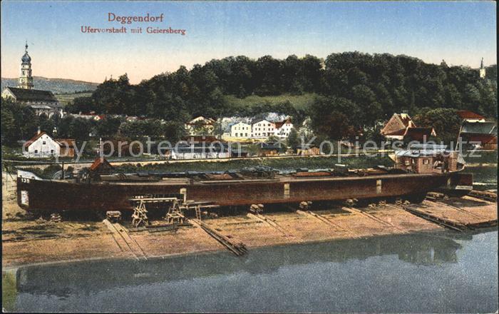 Deggendorf Donau Ufervorstadt mit Geiersberg