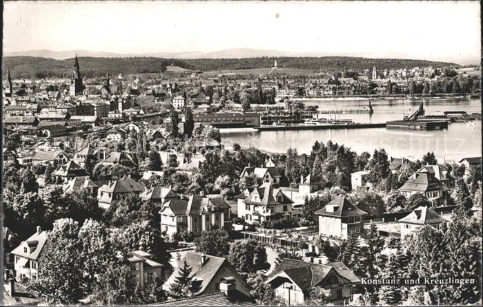 Konstanz Bodensee Stadtbild mit Kreuzlingen