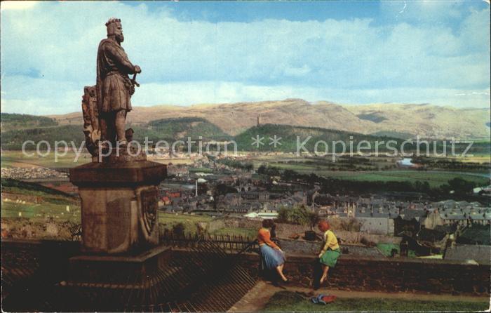 Stirling King Robert The Bruce Statue Stirling Castle