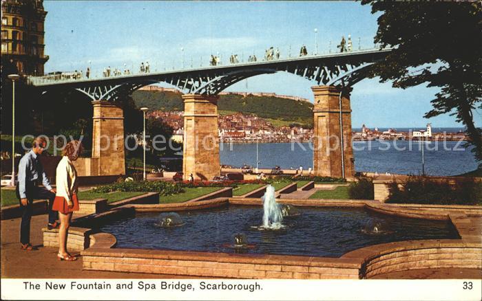 Scarborough UK The New Fountain and Spa Bridge