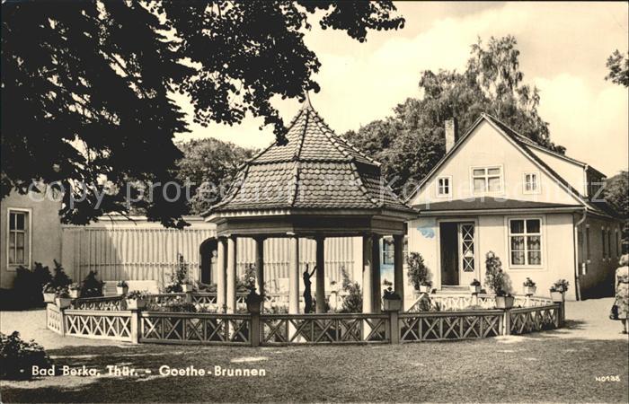 Bad Berka Goethe Brunnen