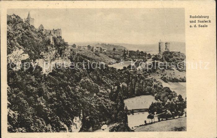 Rudelsburg mit Saaleck Saale