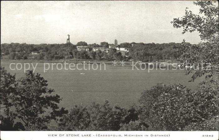 Cassopolis View of Stone Lake