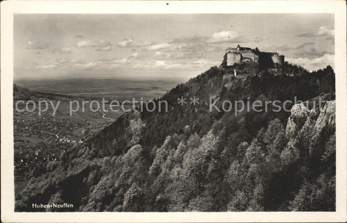 Neuffen Panorama Burg Hohen Neuffen