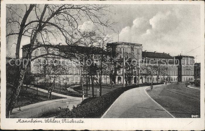 MANNHEIM BW Schloss Rueckseite