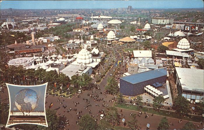 New York City Worlds Fair 64 Peace through Understanding Air view