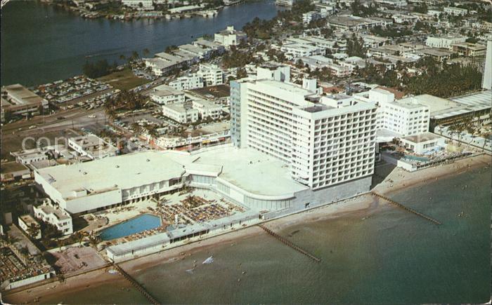 Miami Beach The Deauville Hotel Air view
