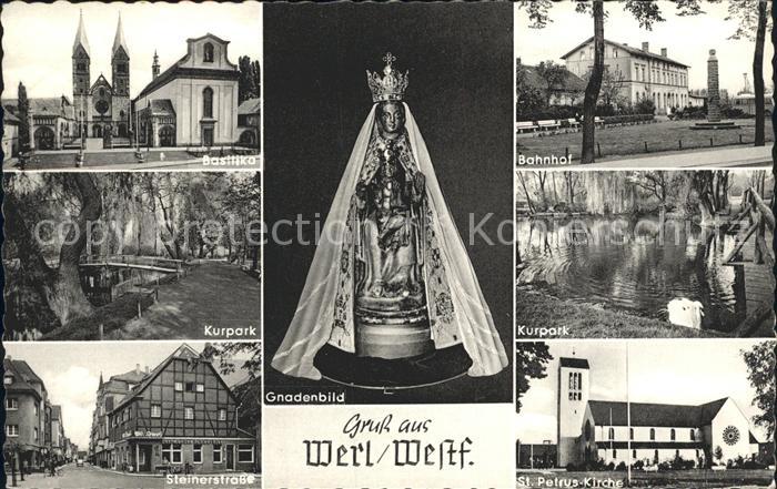 Werl Westfalen Basilika Gnadenbild Bahnhof Kurpark Steinerstr St Petrus Kirche