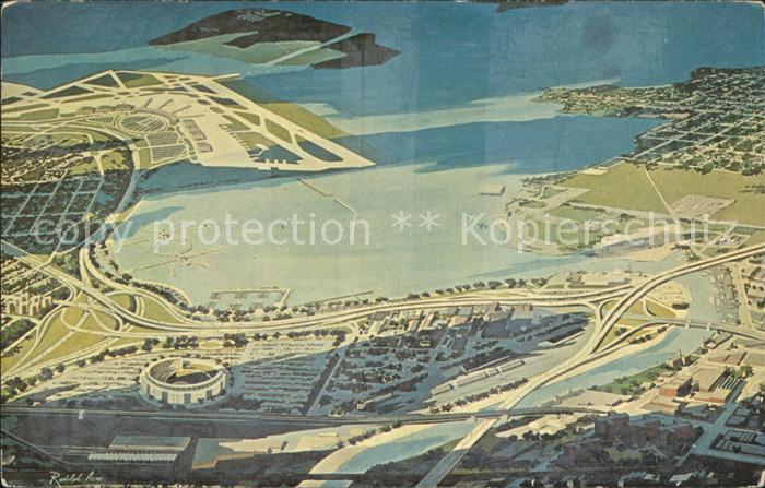 New York City Worlds Fair Marina Air view