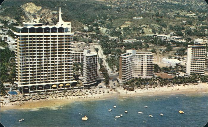 Acapulco Air View of Marriott Maris Ritz and Casino Hornos Hotels