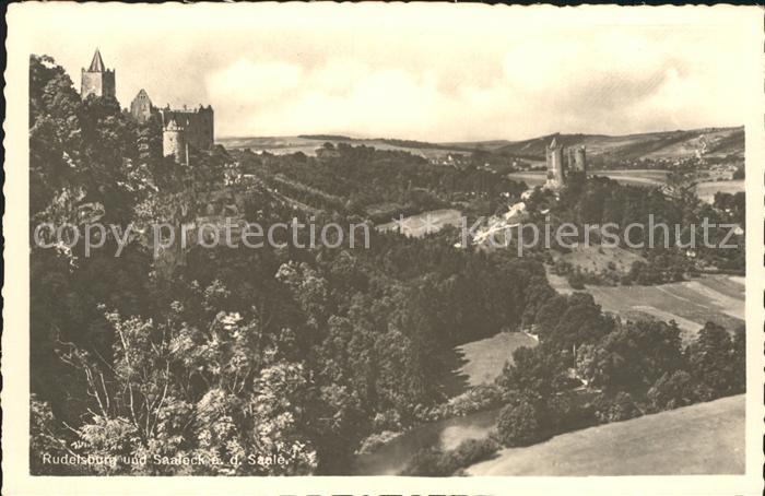 Rudelsburg und Saaleck mit Saale