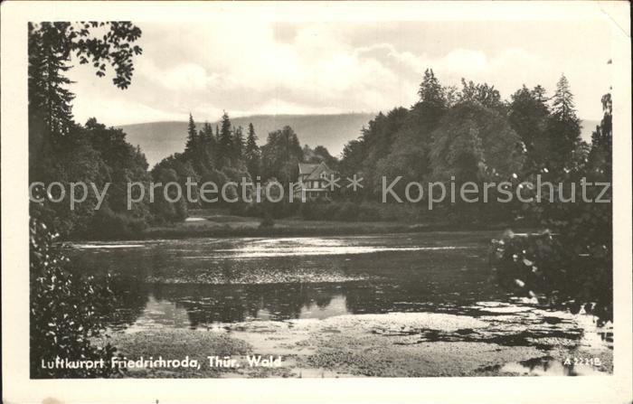 Friedrichroda Teilansicht See