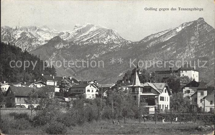Golling Salzach mit Tennengebirge