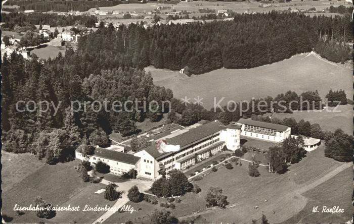 Lindenberg Allgaeu Eisenbahn Waisenhort Fliegeraufnahme