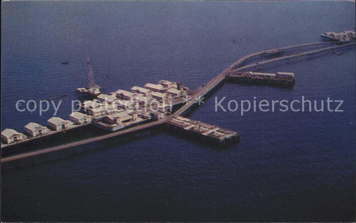 Baku Town in the open sea Air view