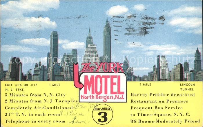 New York City The York Motel Nort Bergen