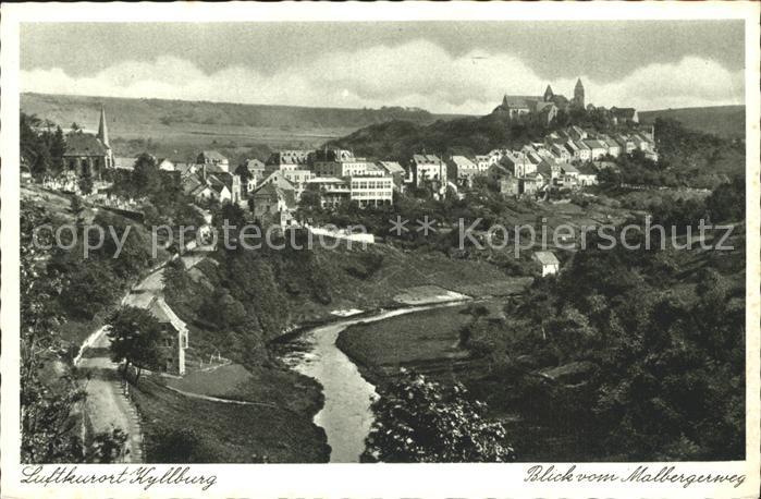 Kyllburg Rheinland-Pfalz Blick vom Malbergerweg