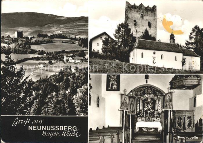Neunussberg Burgruine Burgkapelle Bayerischer Wald