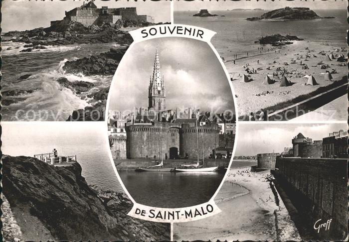 Saint-Malo 35 Stadtfestung Altstadt Strand Aussichtsplattform