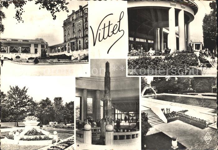 Vittel Kurpark Wandelhalle Quelle Freibad