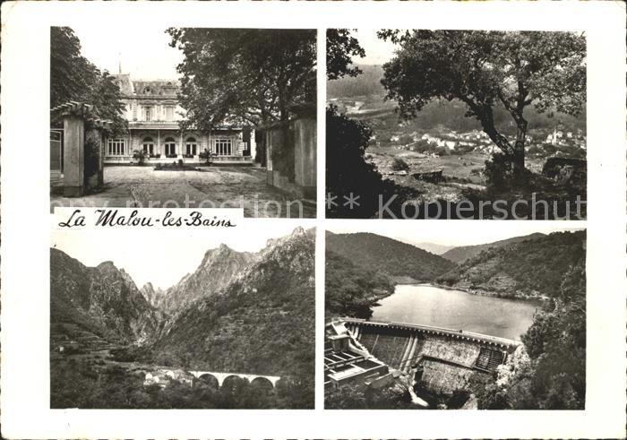 Lamalou-les-Bains Panorama Stausee Sperrmauer