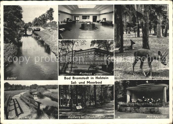 Bad Bramstedt Auetal Trinkhalle Kurhaus Musikpavillon Waldweg Wildgehege Verlobu
