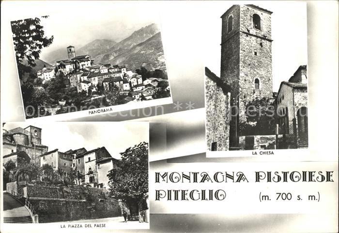Piteglio Montagna Pistoiese Piazza del Paese Chiesa