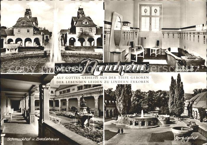 Bad Nauheim Weltbad Sprudel Hof Schmuckhof Badehaus